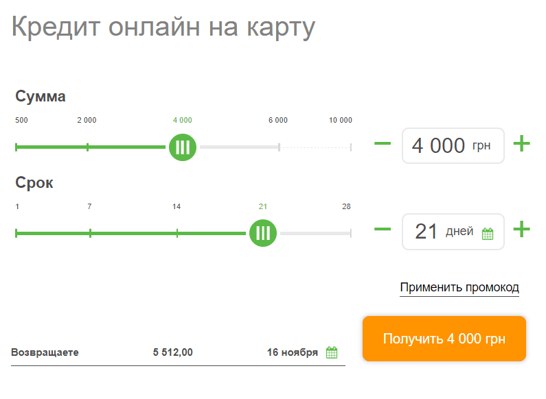 CreditOn (crediton.org.ua) — регистрация