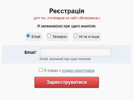 Синэво (synevo.ua) – личный кабинет, регистрация