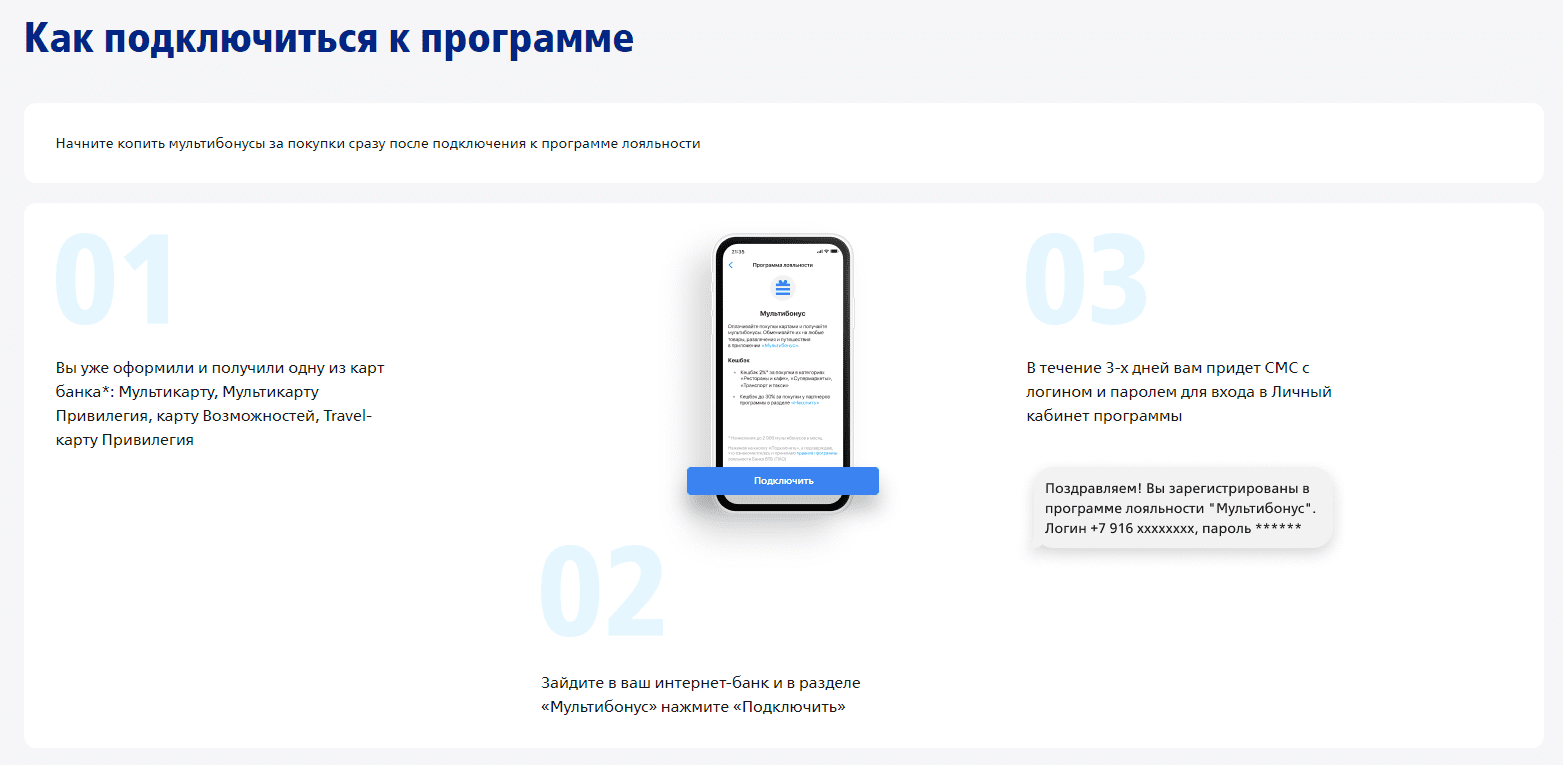 ВТБ Бонус (multibonus.ru) – личный кабинет, регистрация