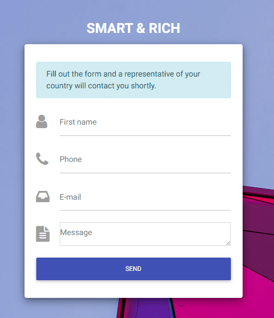 Смарт Рич (new.s-rich.com) – личный кабинет, регистрация